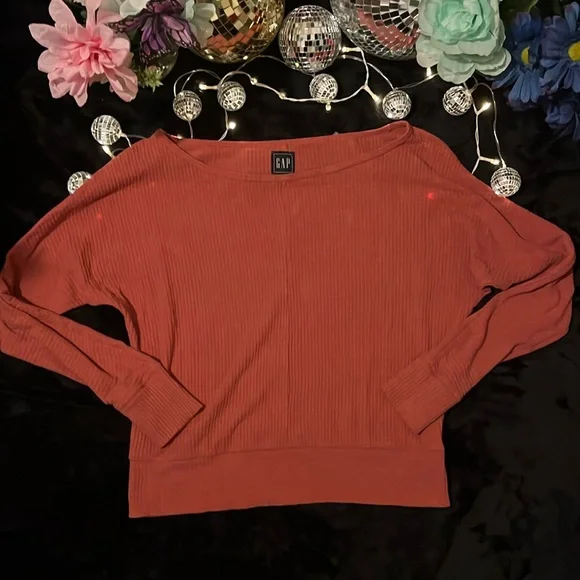 Boat neck ribbed top - Picture 1 of 6